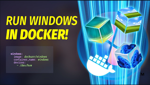 Como correr windows sobre docker